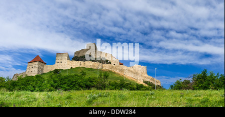 Rupea fortress is in Brasov county, Transylvania, Romania. Built in XIVth century by saxon rebels, nowday is ruined. Stock Photo