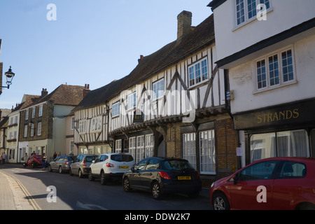 Sandwich Weavers Kent England UK In Strand Street 16th century Dutch refugees used this building as their home and workshop Stock Photo