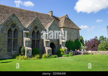 Stokesay Castle in Shropshire. The finest and best preserved fortified medieval manor house in England. Stock Photo