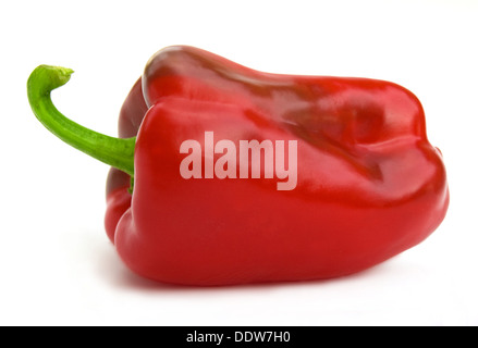 Isolated on white photo of red pepper (horizontal orientation) Stock Photo