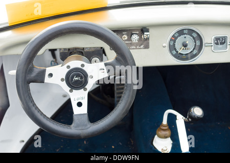 Cab home-made car - buggy, based on the Volkswagen Beetle (rear view) Stock Photo