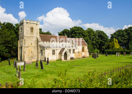 St Michael and All Angels Church in the grounds of Brodsworth Hall, Doncaster, South Yorkshire Stock Photo