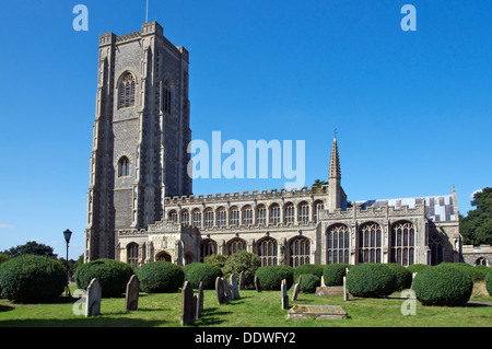 Parish church of St Peter and St Paul Lavenham Suffolk England Stock Photo