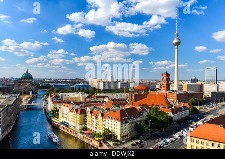 Berlin skyline panorama, Germany Stock Photo