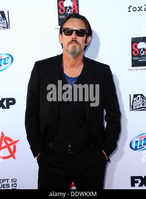 Los Angeles, CA. 7th Sep, 2013. Tommy Flanagan at arrivals for SONS OF ANARCHY Season Premiere, Regency Village Theatre in Westwood, Los Angeles, CA September 7, 2013. Credit:  Dee Cercone/Everett Collection/Alamy Live News Stock Photo