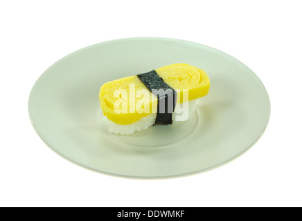 Tamago yaki is sushi using an egg, like a sushi omelette Stock Photo