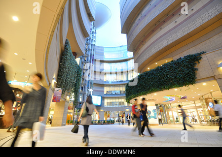 Namba Parks shopping mall in the entertainment district of Namba in Osaka, Japan. Stock Photo