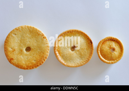 Freshly baked apple pies. Stock Photo