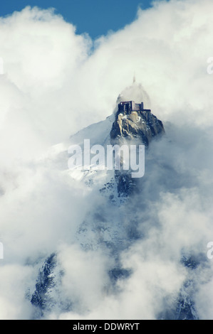 observatory into the clouds Stock Photo