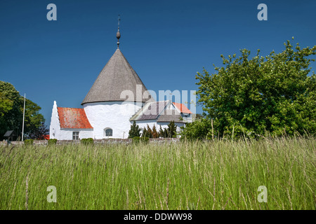 Nykirke in Hasle on Bornholm, Denmark Stock Photo