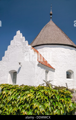 Nykirke in Hasle on Bornholm, Denmark Stock Photo