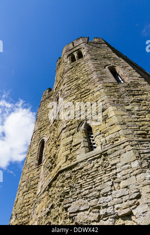 Stokesay Castle in Shropshire. The finest and best preserved fortified medieval manor house in England. Stock Photo