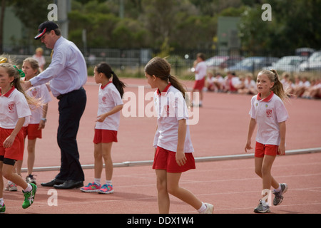 australian primary school sports day,sydney Stock Photo
