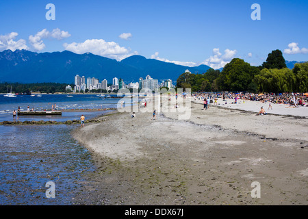 Kitsilano Beach Park. Vancouver, British Columbia, Canada. Stock Photo