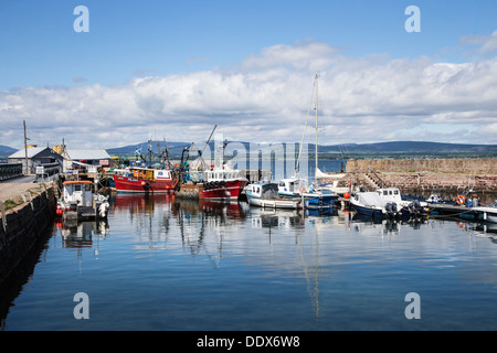 Cromarty harbour on the Black Isle in Scotland Stock Photo