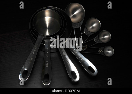 Measuring cups and spoons Stock Photo by arina-habich