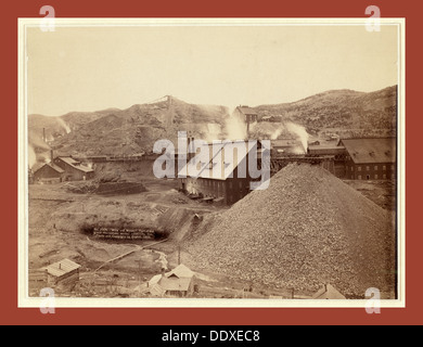 Mills and mines. Part of the great Homestake works, Lead City, Dak. Stock Photo