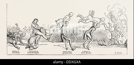 PARLIAMENTARY ELECTIONS AND ELECTIONEERING IN THE OLD DAYS: J. DOYLE, 1831 Stock Photo