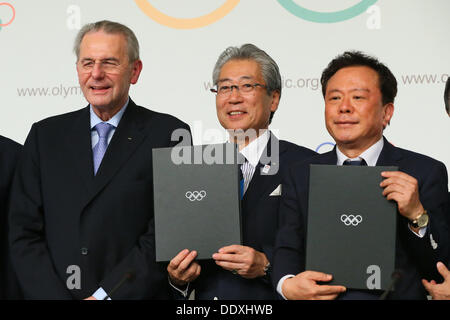 (L to R) Naoki Inose, Tsunekazu Takeda, SEPTEMBER 7, 2013 : Japan ...