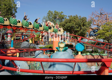 Disney Rides, Ride, Gadgets Go Coaster, Toontown, Disneyland, Fantasyland, Magic Kingdom, Anaheim California Stock Photo