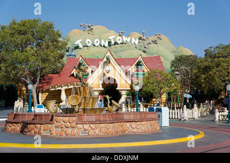 Toontown, Mickey's House, Disneyland, Fantasyland, Magic Kingdom, Anaheim California Stock Photo