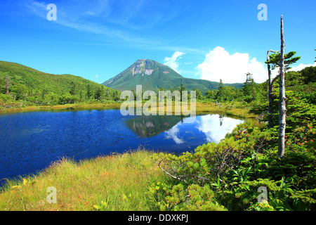 Mount Rausu, Hokkaido Stock Photo