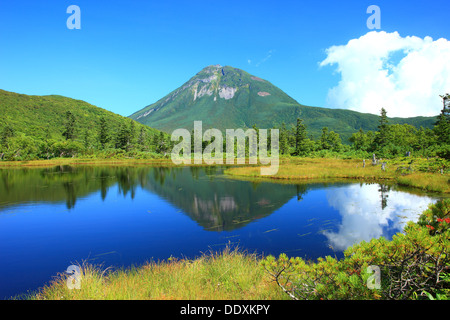 Mount Rausu, Hokkaido Stock Photo