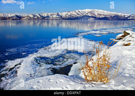 Kussharo lake, Hokkaido Stock Photo