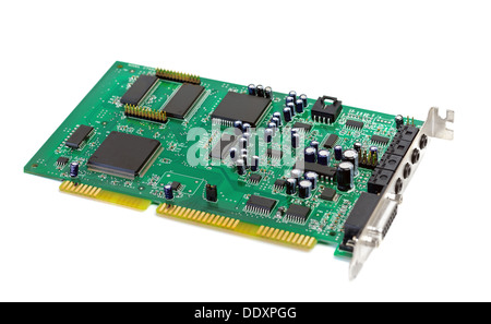 Computer part - additional component music plate Stock Photo