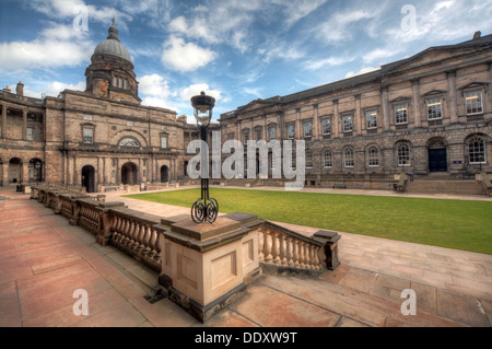 Edinburgh University, South College buildings, old town, Edinburgh, Lothian ,Scotland ,UK wide view - EH8 9YL Stock Photo