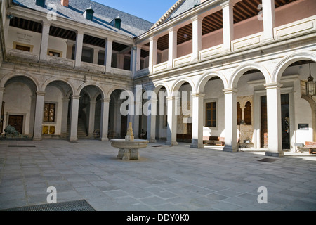 The Arms Courtyard (Patio de Armas) in the Alcazar of Segovia, Segovia, Spain, 2007. Artist: Samuel Magal Stock Photo