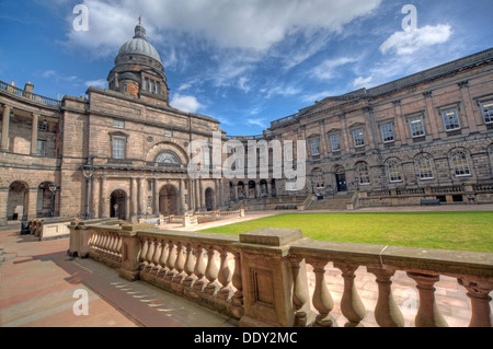 Edinburgh University South College Lothian Scotland UK wide view
