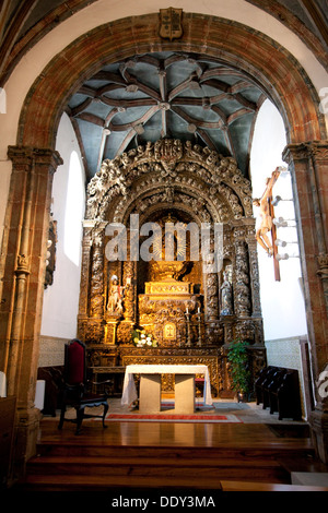 Interior, Braganca Cathedral, Portugal, 2009. Artist: Samuel Magal Stock Photo