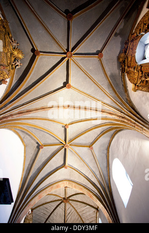 Ceiling, Braganca Cathedral, Portugal, 2009. Artist: Samuel Magal Stock Photo