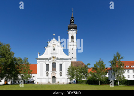Former monastery with the Minster of St. Mary of the Assumption Stock Photo