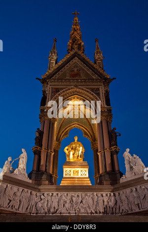 The Albert Memorial, Kensington Gardens, London, England Stock Photo