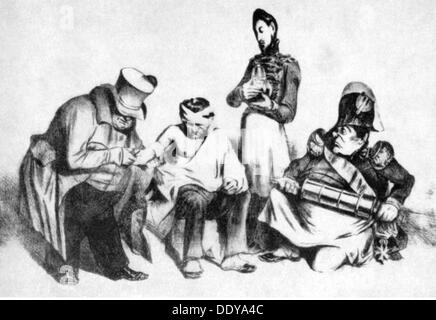 Louis Philippe, 6.10.1773 - 26. 8.1850, King of France 7.8.1830 -  24.2.1848, caricature, Past, Present, Future, drawing by Honore Daumier,  1849 Stock Photo - Alamy