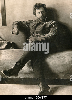 Leonid Andreyev, Russian author, early 20th century. Artist: Unknown Stock Photo