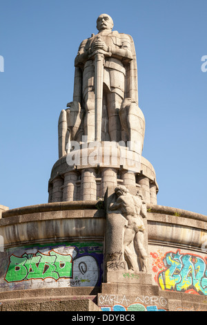 Bismarck Monument, Hamburg, Germany Stock Photo