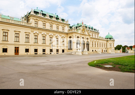 Belvedere Palace - in Vienna, Austria Stock Photo