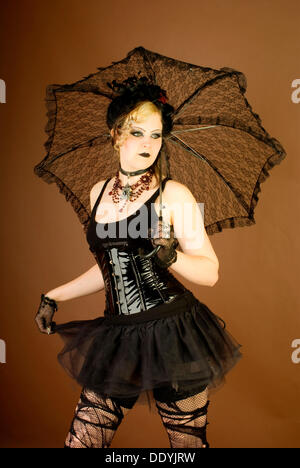 Women dressed in gothic style hi-res stock photography and images - Alamy