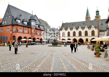 Historic building, historical city centre of Goslar, UNESCO world heritage site, Eastphalia, Germany Stock Photo