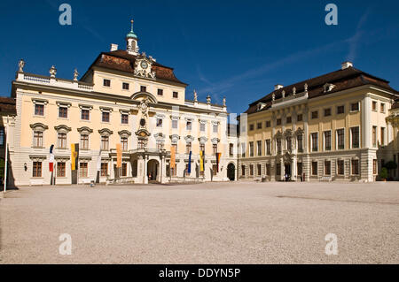 Germany's largest Baroque palace, Ludwigsburg Palace, built from 1704-33, Ludwigsburg, Baden-Wuerttemberg Stock Photo