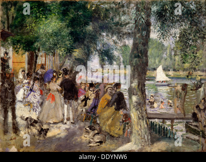 'Bathing on the Seine (La Grenouillére)', 1869.  Artist: Pierre-Auguste Renoir Stock Photo