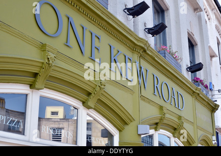 One Kew Road restaurant, Richmond, London, UK. Stock Photo