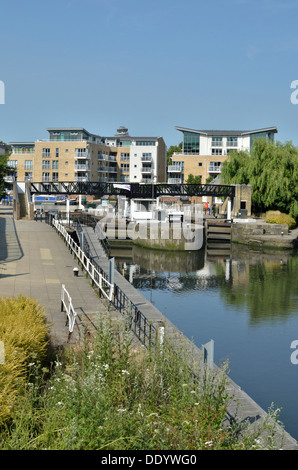 Brentford Lock, London, UK Stock Photo