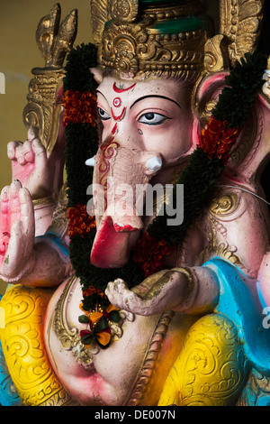 Hindu Elephant God. Lord Ganesha statue. Ganesha Chaturthi Festival Puttaparthi, Andhra Pradesh, India Stock Photo