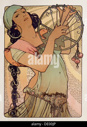 'Salome', 1897.  Artist: Alphonse Mucha Stock Photo