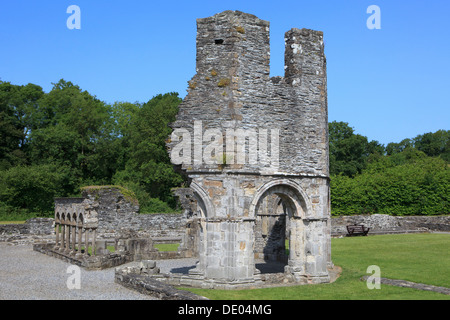 The Lavabo of Mellifont Abbey in Ireland Stock Photo