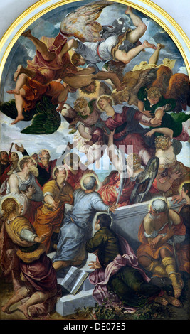 'The Assumption of the Blessed Virgin Mary', c1554.  Artist: Jacopo Tintoretto Stock Photo